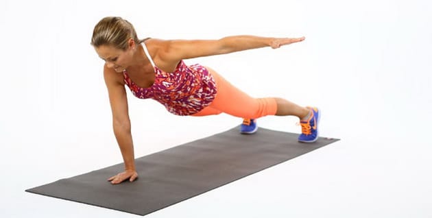 3 simple exercises for firmer arms and flat belly